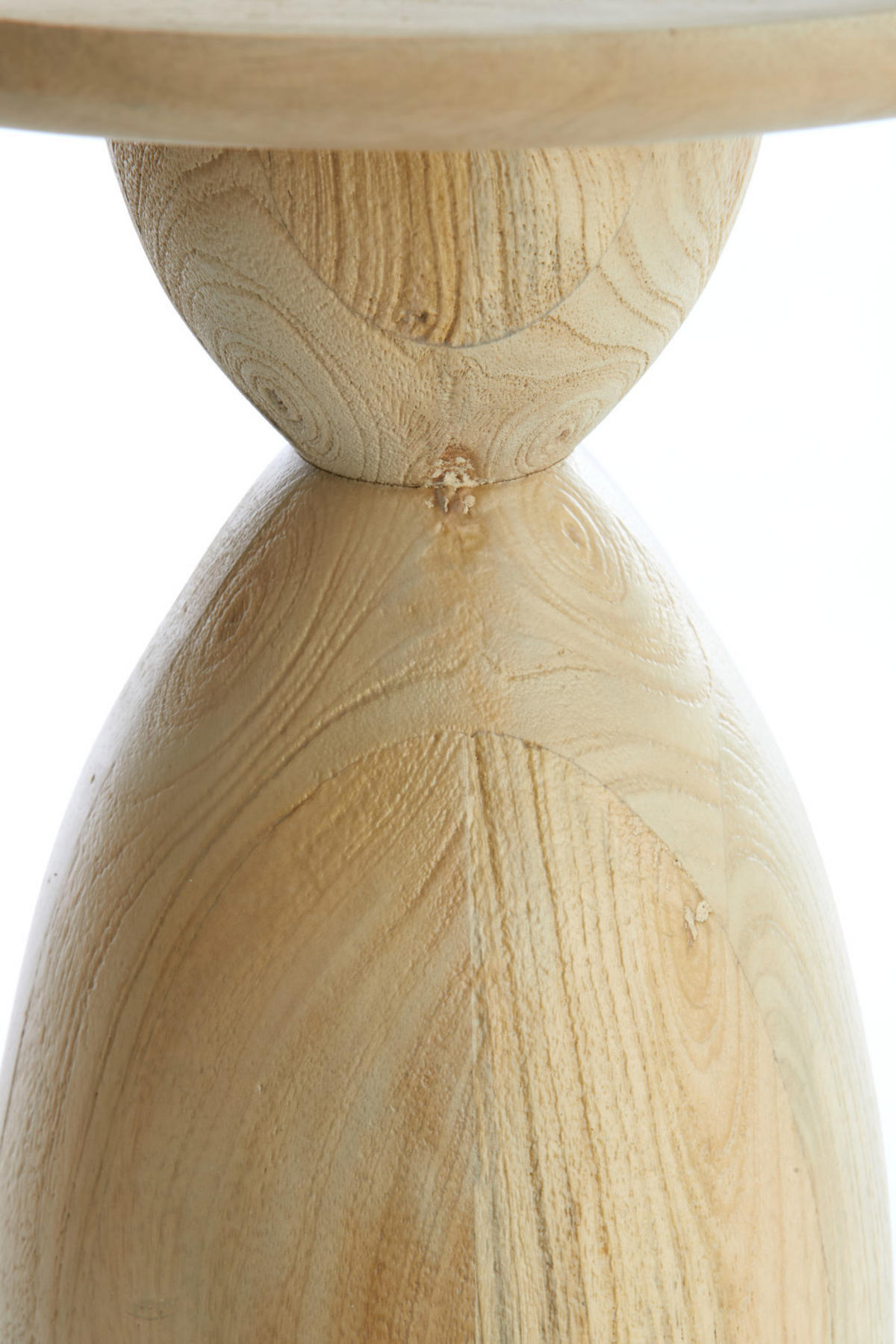 BEISTELLTISCH Torir Braun Ø40/50 cm - Braun, Holz (40/40/50cm) - Light & Living