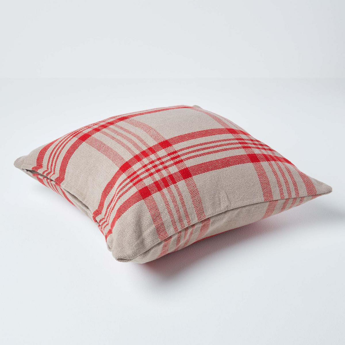 KISSENHÜLLE Schottenkaro 45/45 cm - Rot, Textil (45/45cm) - Homescapes