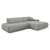 ECKSOFA Grau PENTI Ausziehbar Mit Bettkasten Rechts - Grau, Textil (173.5/286cm) - Sepro Meble