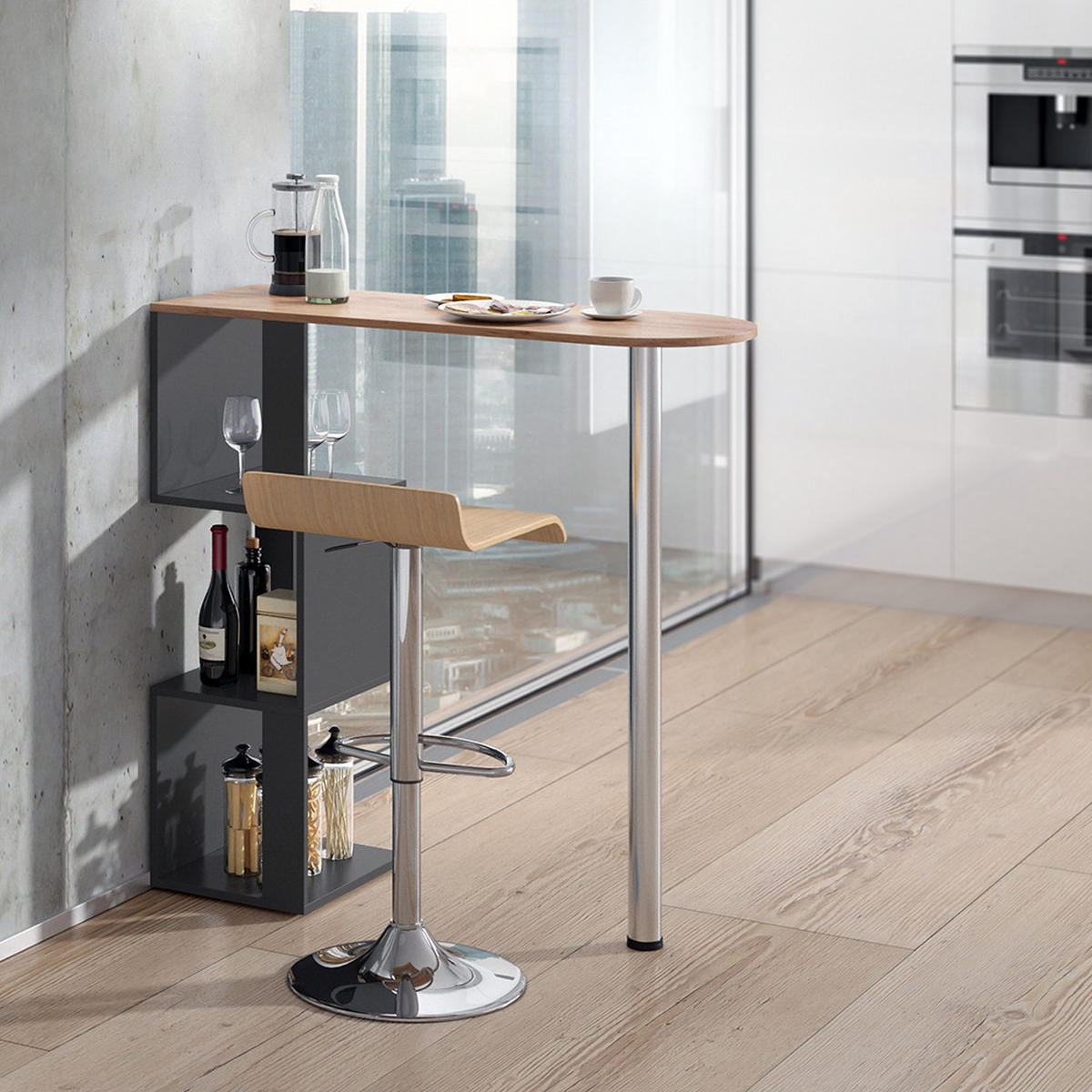 BARTISCH Vincent Goldkraft Eiche 113 x 39.8 cm - Eiche Wotan, Holzwerkstoff (113/111.8/39.8cm) - Vicco