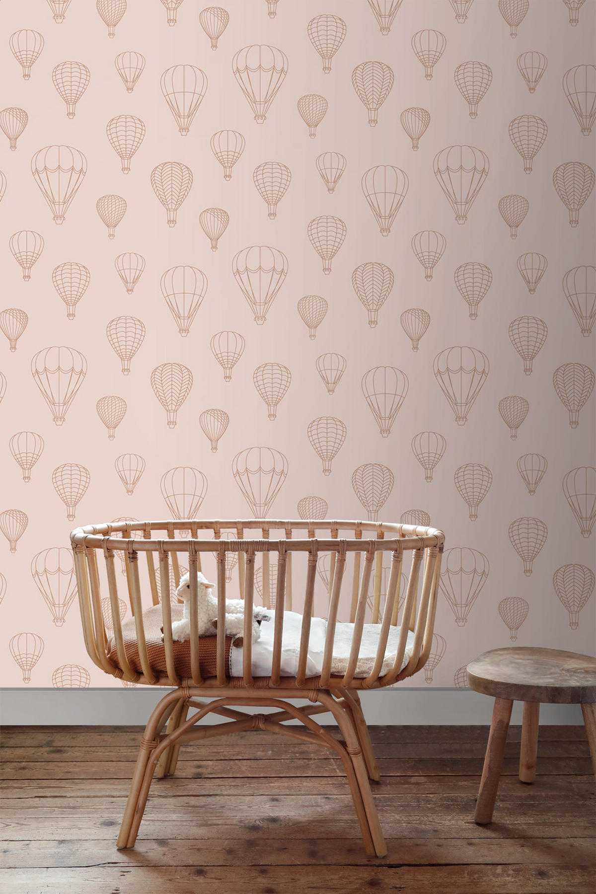 TAPETE Luftballons 50 x 900 cm - Pink, Papier (50/0.1cm) - ESTAhome