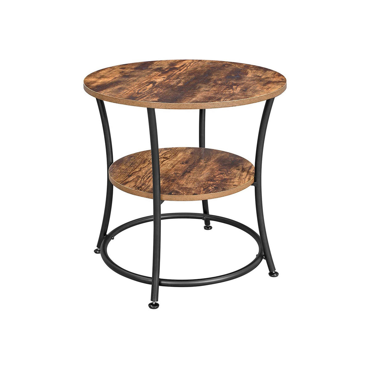 BEISTELLTISCH SOFATISCH - Braun, Holzwerkstoff (50/50/50cm) - Hansiro