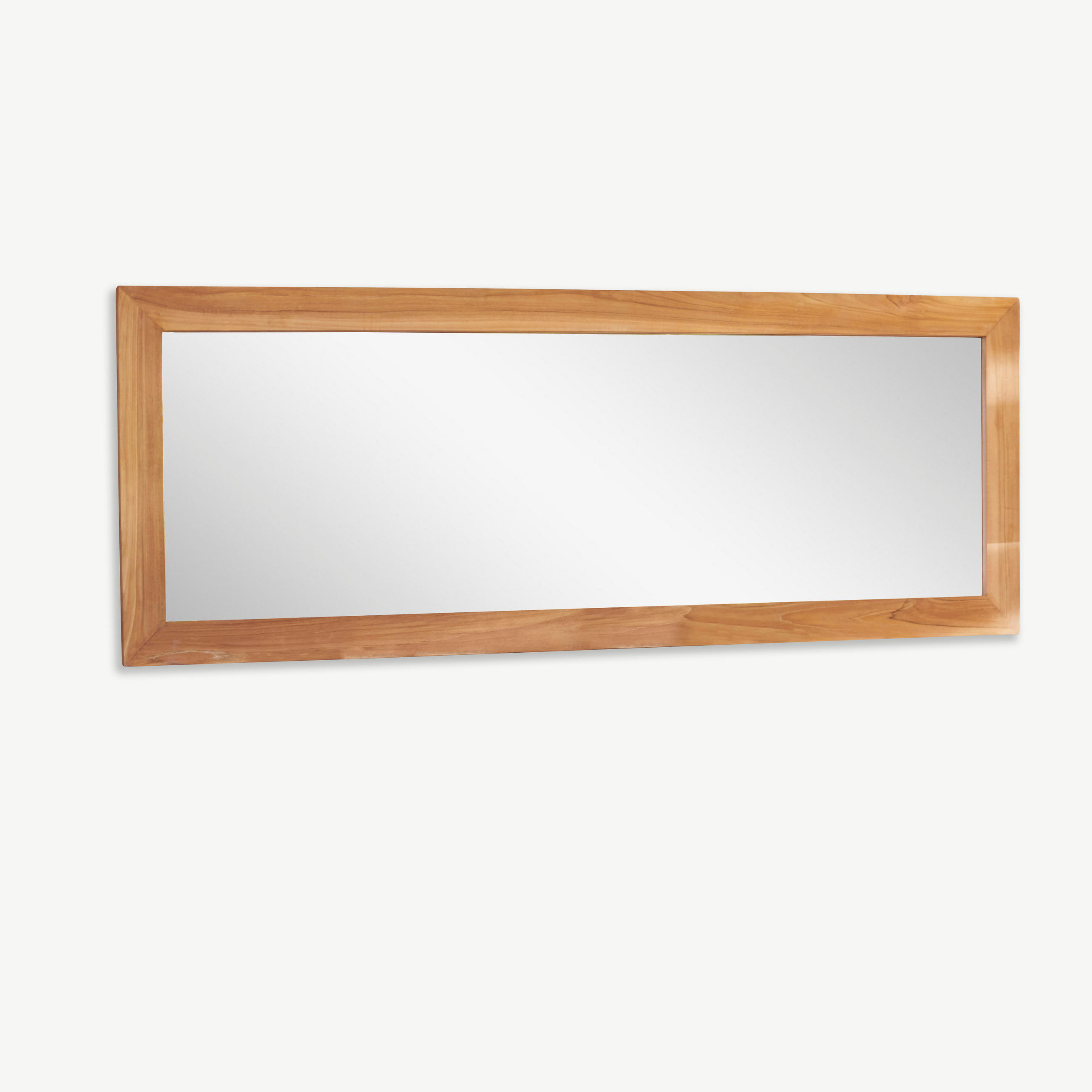 SPIEGEL Tona Natur aus Teak - Naturfarben, Holz (160/60/2cm) - Tikamoon