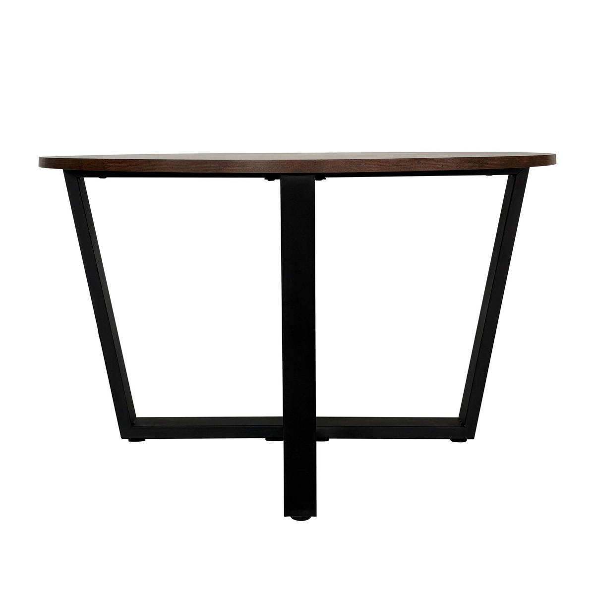 COUCHTISCH Rund Braun - Braun, Holzwerkstoff (80/80/48cm) - Home Collective