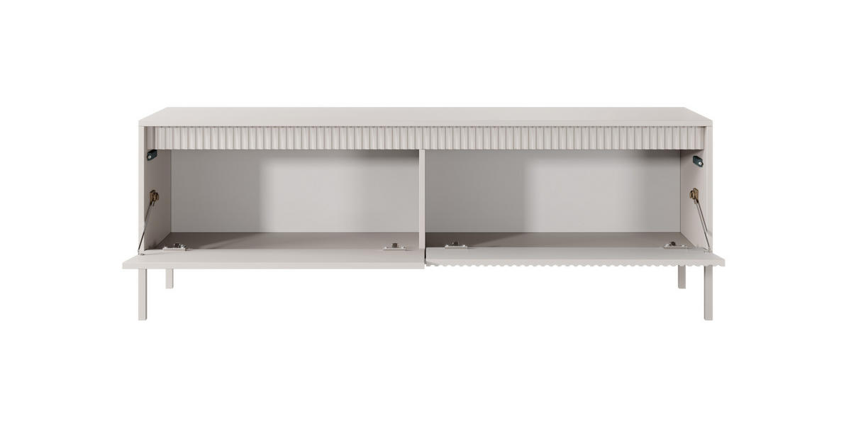 TV-SCHRANK Beige Senso 153/53 cm - Beige, Holzwerkstoff (153/53/39cm) - Bettso