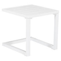 BEISTELLTISCH Barbados Weiß - Weiß, Metall (40/40/40cm) - Happy Garden