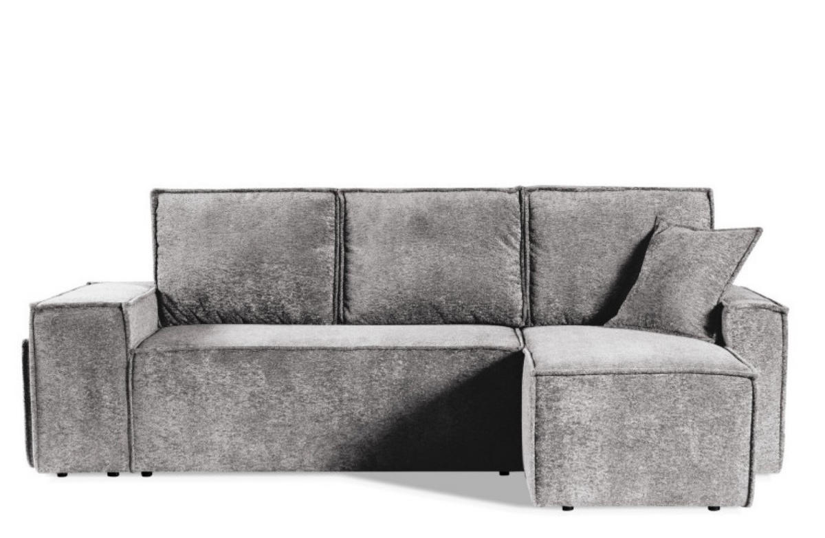ECKSOFA Grau Colin - Grau, Holzwerkstoff (268/155cm) - Sepro Meble