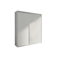 SCHIEBETÜRENSCHRANK - Kleiderschrank BORA 204 - Weiß - Weiß, Holzwerkstoff (204/244/62cm) - Möblo