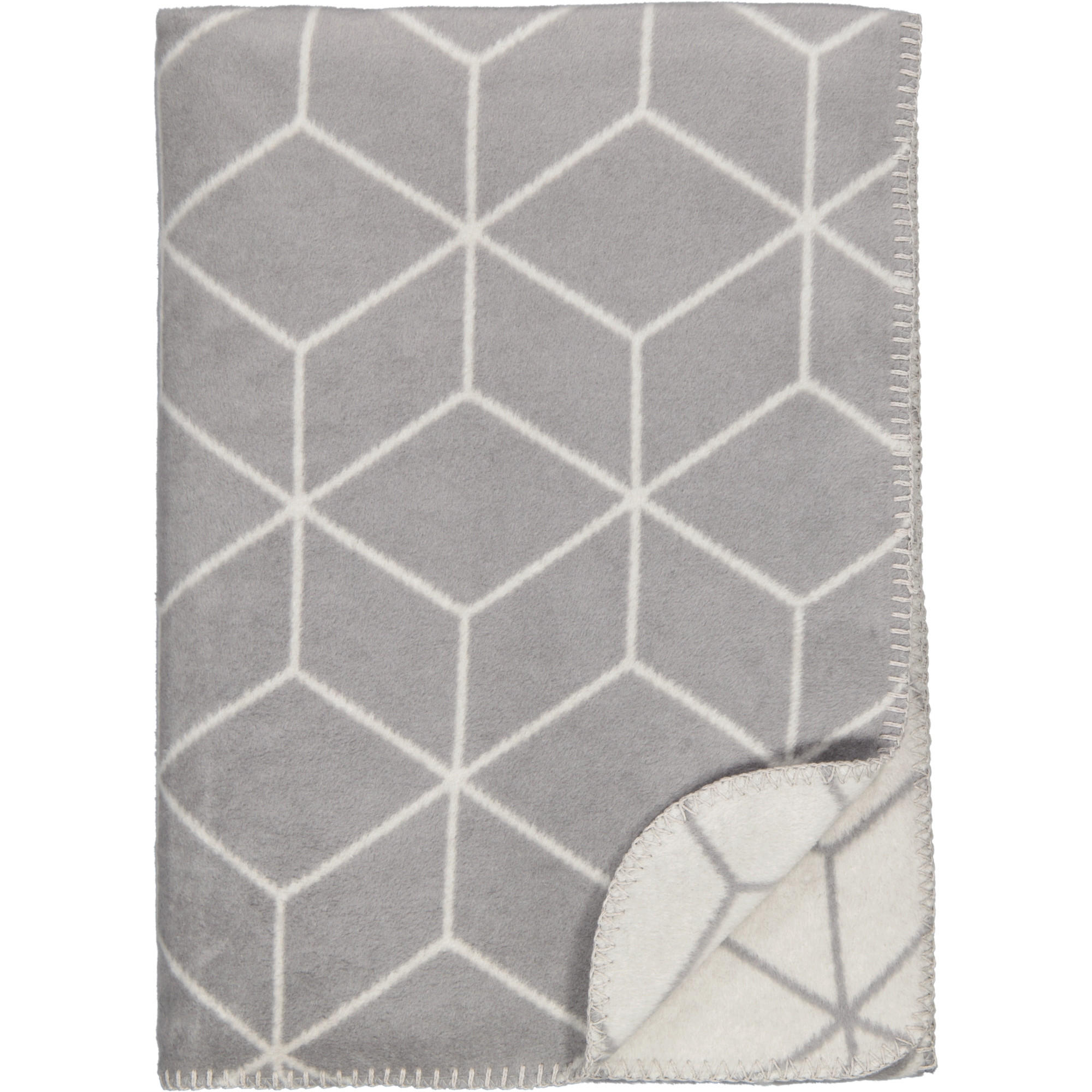 WOHNDECKEN CARRÉ STONE - Grau, Textil (150/200cm) - Zöllner