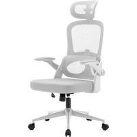 BÜROSTUHL M102C Netzrücken Weiß - Weiß, Textil (65/126/75cm)