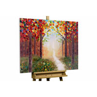 ACRYLBILD HANDGEMALT 100/75 cm - Multicolor, Holz/Textil (100/75cm) - KUNSTLOFT