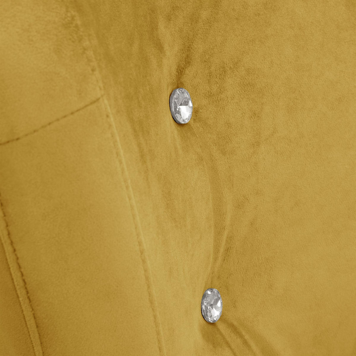 COCKTAILSESSEL Kayleigh Samtvelours mais - Currygelb, Kunststoff (68/80/69cm) - 58aufmkessel