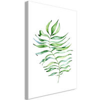 KUNSTDRUCK Grün 60/90 cm - Weiß/Grün, Textil (60/90cm) - KUNSTLOFT
