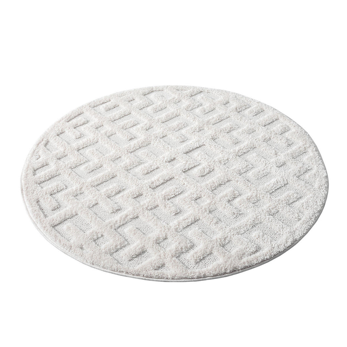 HOCHFLOR-TEPPICH Focus 737 Creme 200 cm rund - Creme, Textil (200/200cm) - carpet city