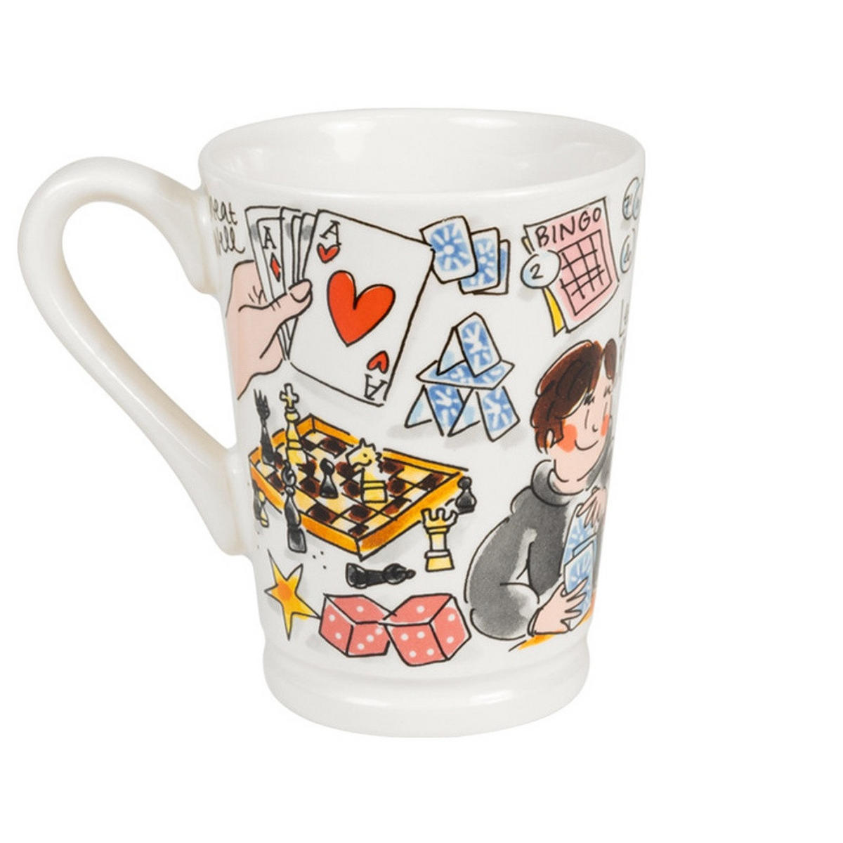 MAZAGRAN-BECHER Game On in Bunt - 500 ml - Multicolor, Keramik (0.5L) - Blond Amsterdam