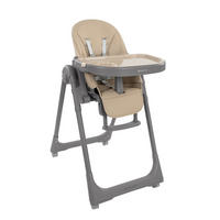 HOCHSTUHL Pastello 2 beige klappbar höhenverstellbar Ablagefach Räder - Beige, Metall (55/99/76cm) - Kikka boo