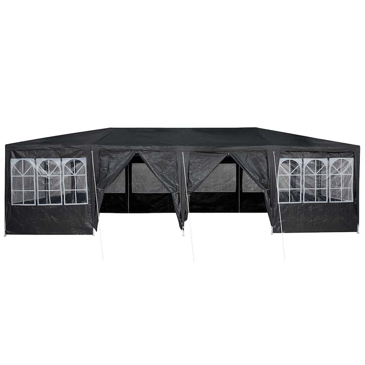 PARTY-ZELT Anthrazit 800/400/266 Cm Polyethylen - Anthrazit, Kunststoff (400/266/800cm) - vidaXL