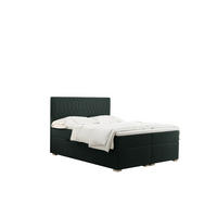 BOXBETT RIMINI Stoff Riviera Grün 180x200 cm H3-Bonell - Grün, Holz/Kunststoff (180/200cm) - Kaiser Möbel