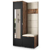 GARDEROBENSCHRANK VIRA 95/181/51 cm Modern Eichefarben - Ecru/Eichefarben, Holzwerkstoff (95/181/51cm) - MASSENO