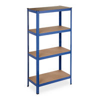 SCHWERLASTREGAL - Multicolor, Holzwerkstoff/Kunststoff (80/157/41cm) - Relaxdays