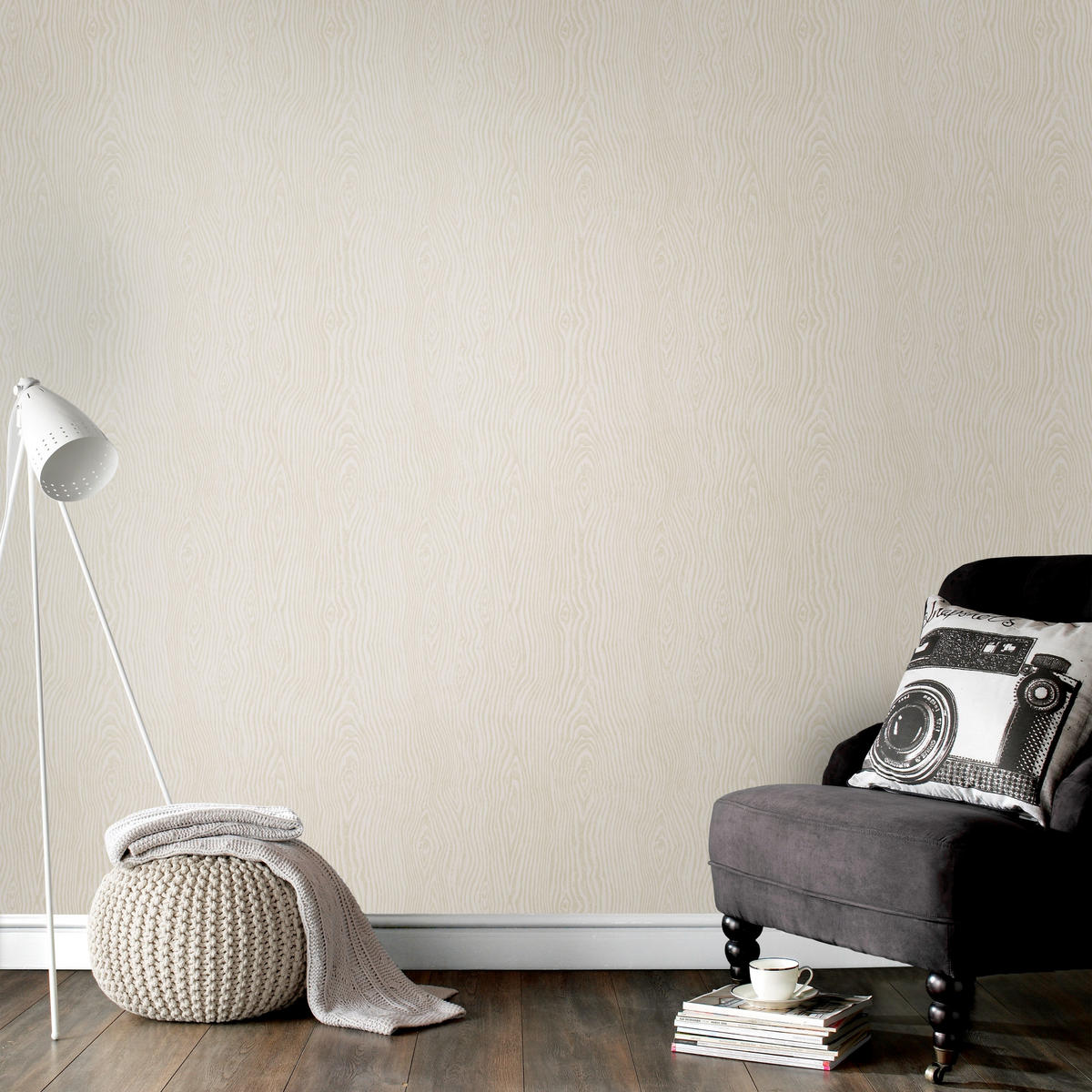 VLIESTAPETE Cypress 1005x53cm - Beige/Goldfarben, Papier/Kunststoff (53/1000cm) - Boutique