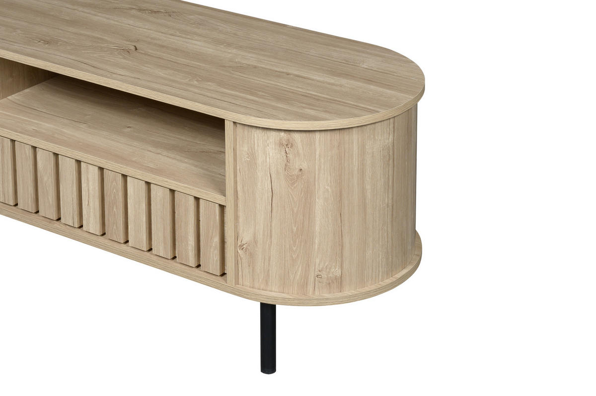 LOWBOARD Naturfarben 160/40/48 cm - Naturfarben, Holzwerkstoff (160/48/40cm) - PANGIVO