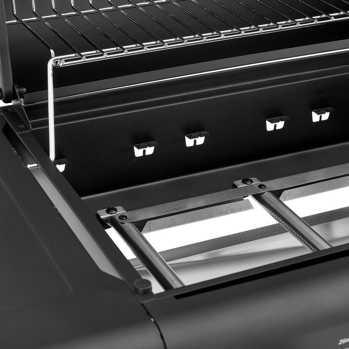 GASGRILL COMPACT 3+0 Set - Schwarz, Metall (113/100/48cm) - TAINO