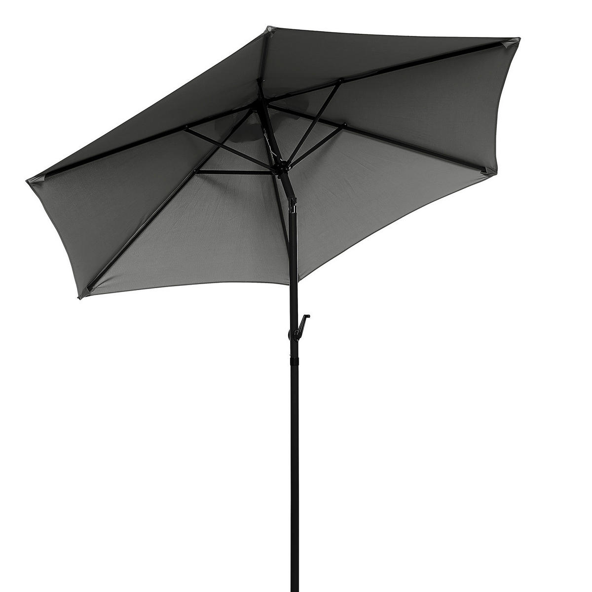 SONNENSCHIRM Siesta - Grau, Textil/Stein (250/250cm) - Butlers