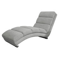 RELAXLIEGE Holiday Premium - Chromfarben/Greige, Holz/Textil (62/84/180cm) - MIRJAN24