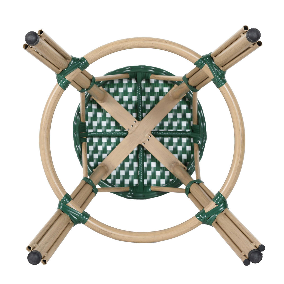 BARHOCKER, Grün - Grün, Metall (43/75/43cm) - Oviala