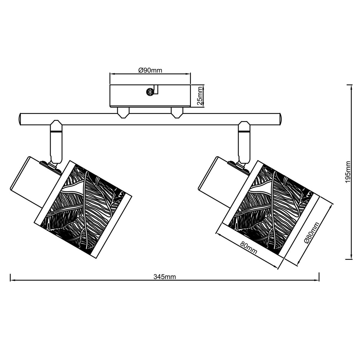 SPOTROHR Bano 99869/76 - Gelb, Metall (9/34.5/19.5cm) - Brilliant