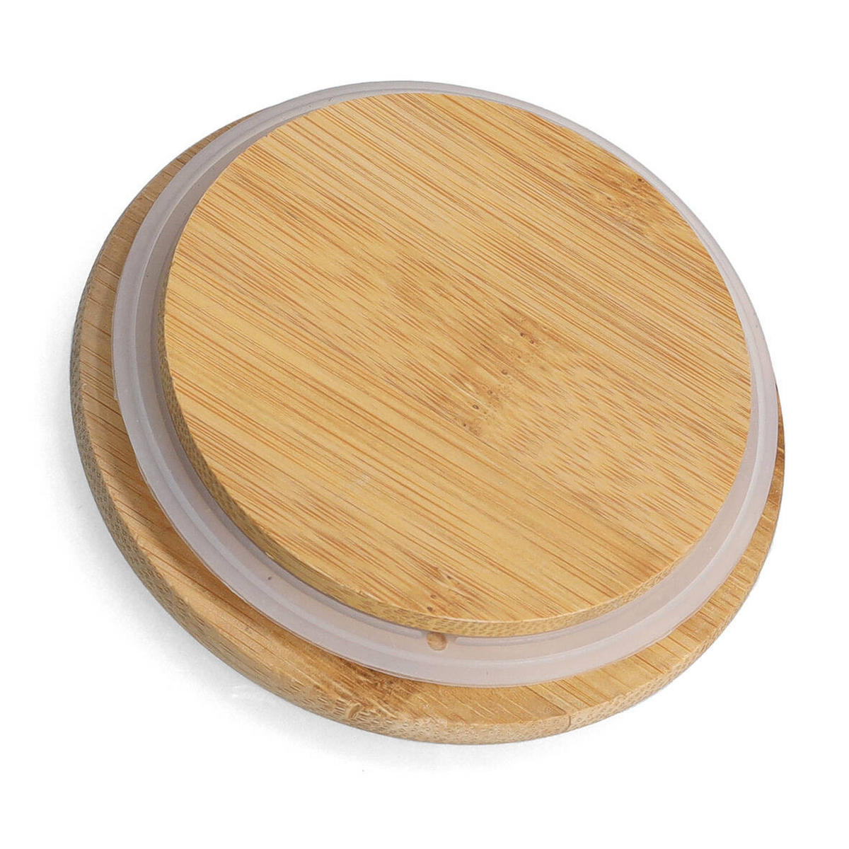 KERAMIKGLAS mit Deckel 670 ml - Weiß, Keramik (10/13.5/10cm)