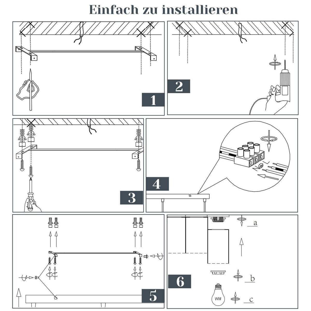HÄNGELEUCHTE Elmar 3-flammig 50/10/150 cm - Schwarz, Metall (50/10/150cm) - Nettlife