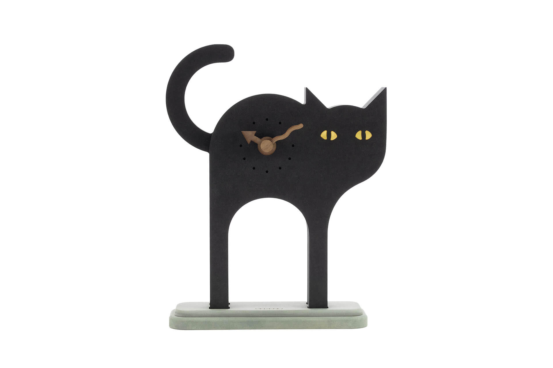 WANDUHR Design Schwarz 17/22 cm - Schwarz, Holzwerkstoff (0.3/22/1cm) - ONZENO