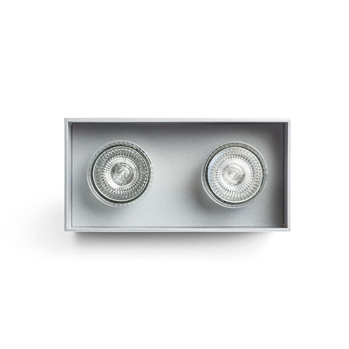 DECKENLEUCHTE AGATE II gebürstetes Aluminium 14 W - Silberfarben, Metall (165/83/95cm) - Rendl