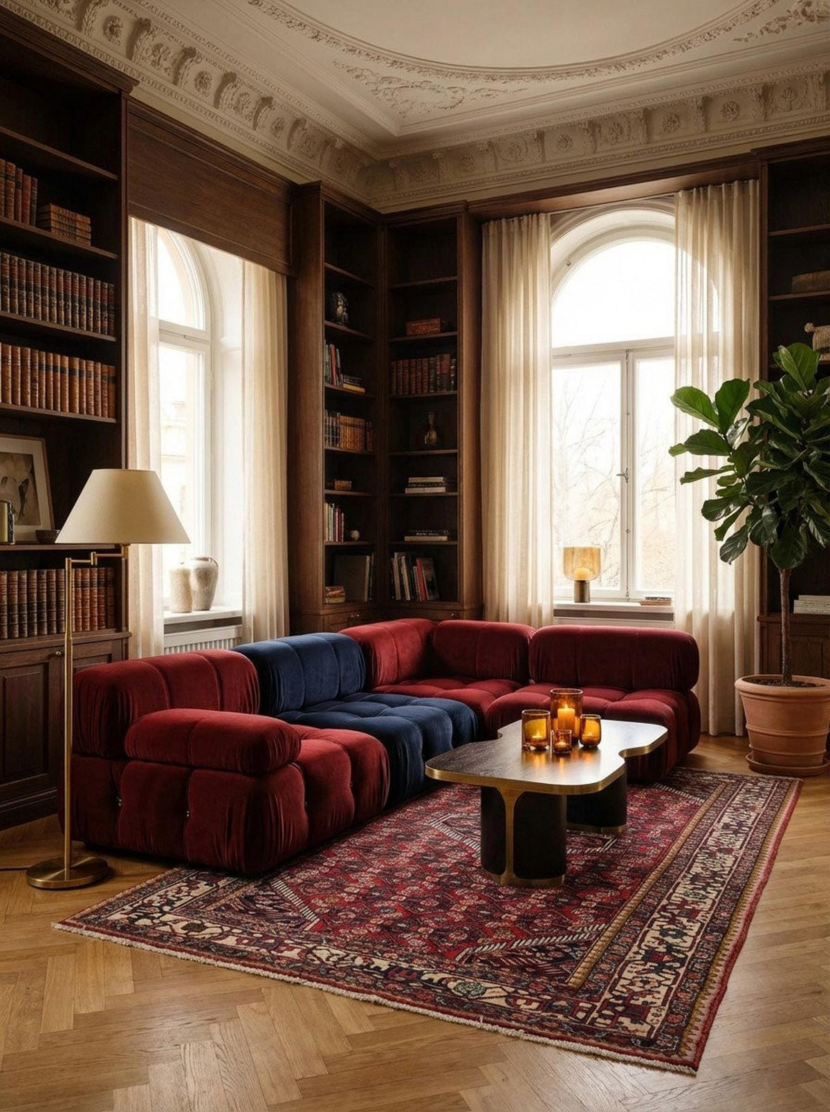 TEPPICH Assadabad Rot 207/130 cm Schurwolle - Rot, Textil (130/207cm) - Looma