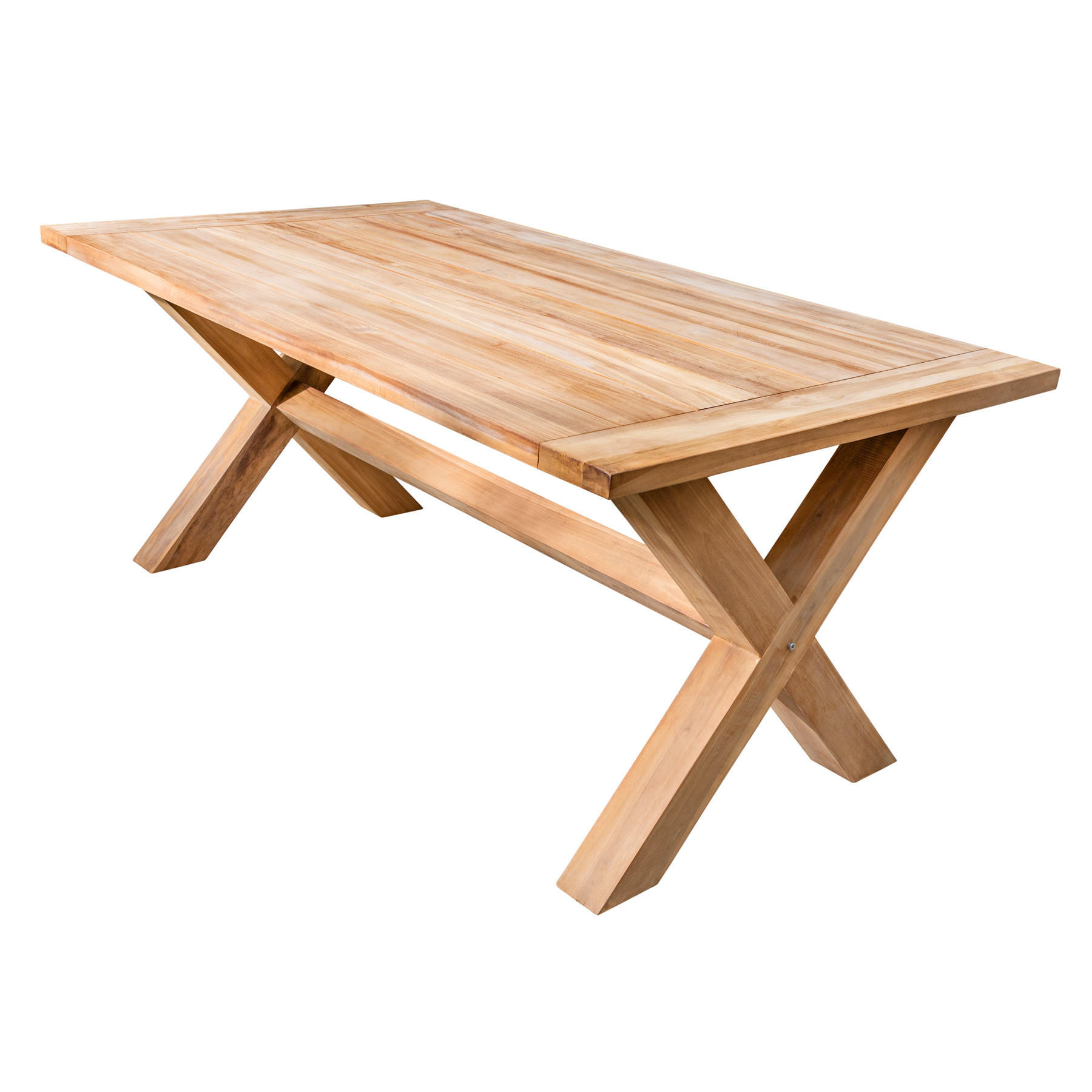 GARTENTISCH EMPIRE TEAK Teakholz Natur 180 cm - Naturfarben, Holz (100/180/76cm) - riess-ambiente