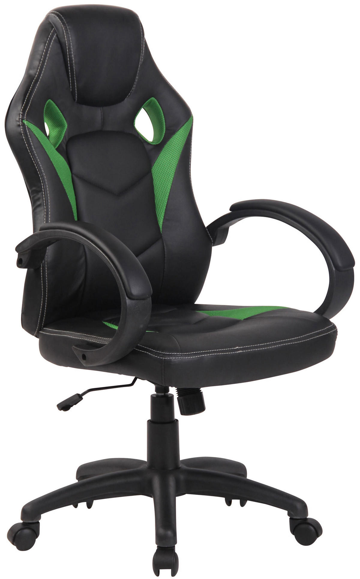 GAMINGSTUHL Magna, Grün - Grün, Kunststoff/Textil (62/120/66cm) - TPFLiving
