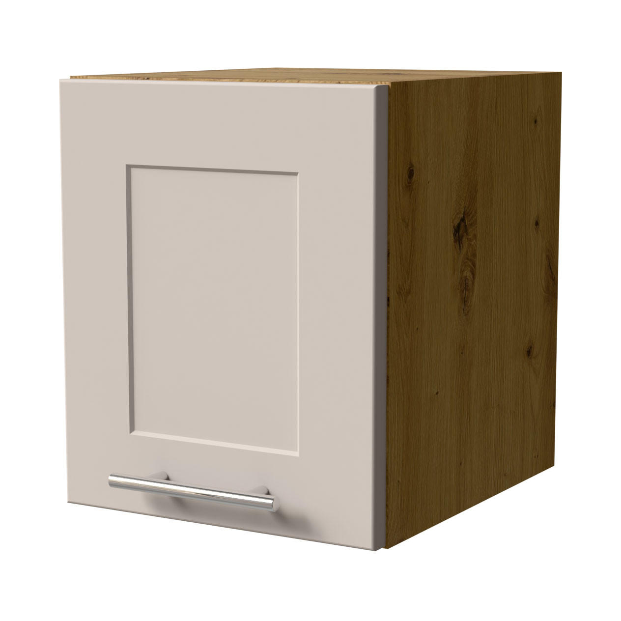 KLAPPHÄNGESCHRANK Oslo W4B/30 Kaschmir Matt / Eiche Artisan 30 / 32,5 / 36cm - Kaschmir/Eiche Artisan, Holz/Holzwerkstoff (30/36/32.5cm) - Feldmann-Wohnen