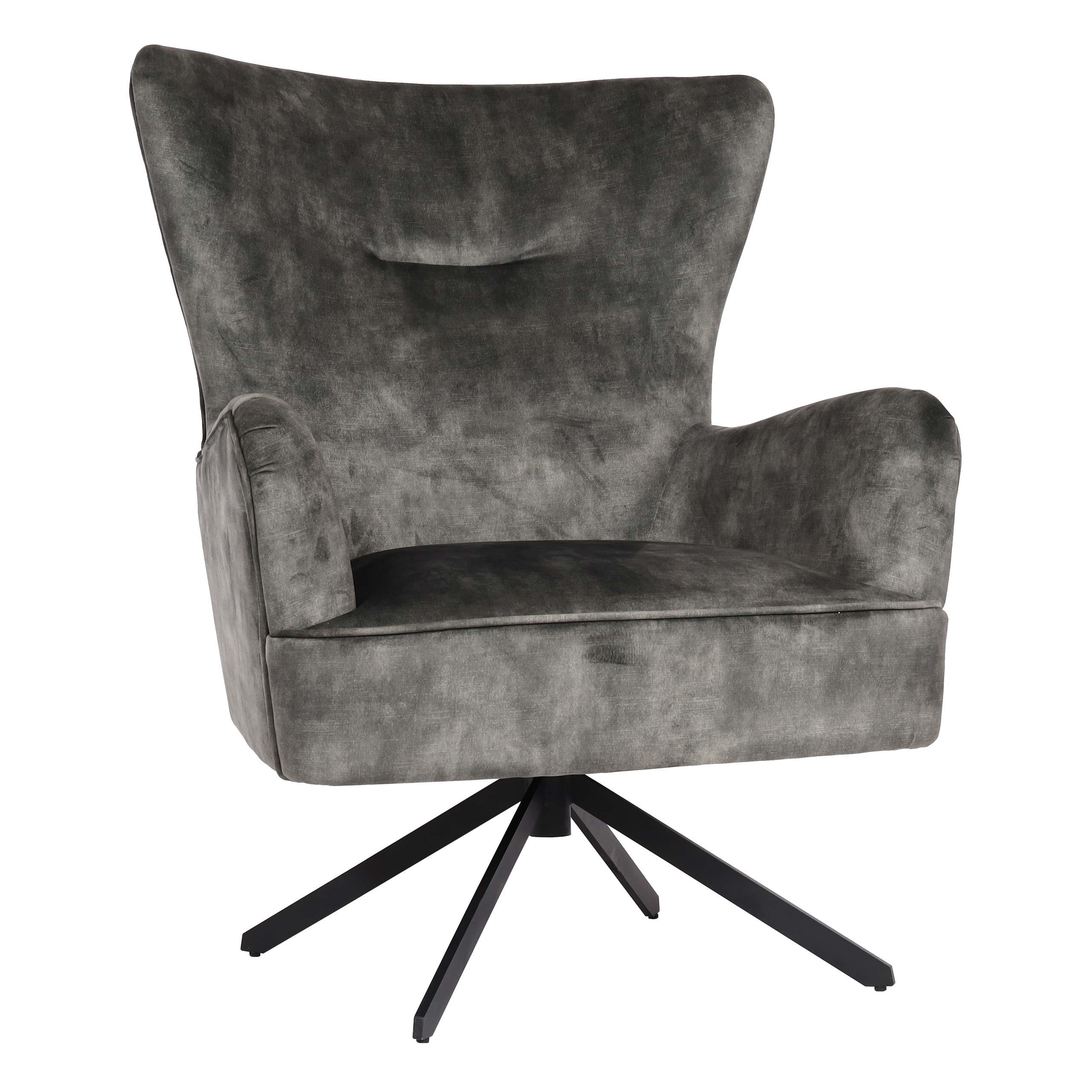 LOUNGE-SESSEL Grau - Grau, Textil (75/99/65cm) - MCW