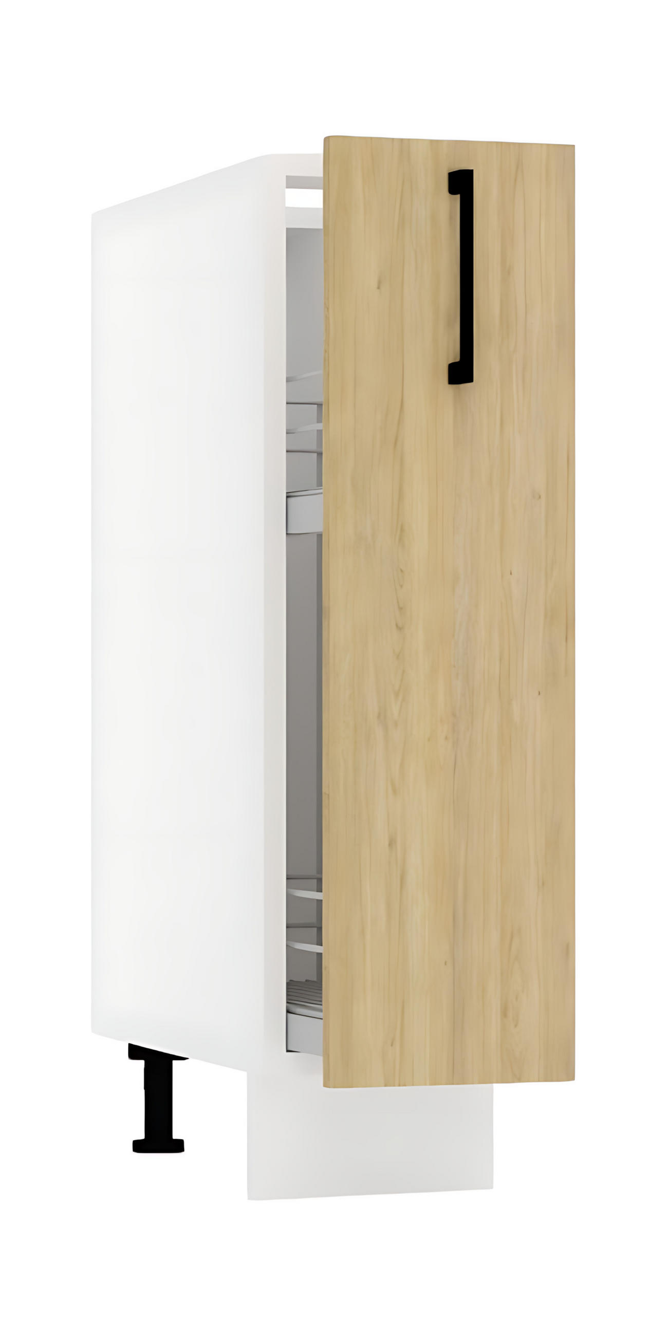 APOTHEKERSCHRANK D20CARGO - Dnoria - Moderne Küchenlösung - Eiche Artisan, Holz/Metall (20/82/52.4cm) - ROYAL24_MARKT