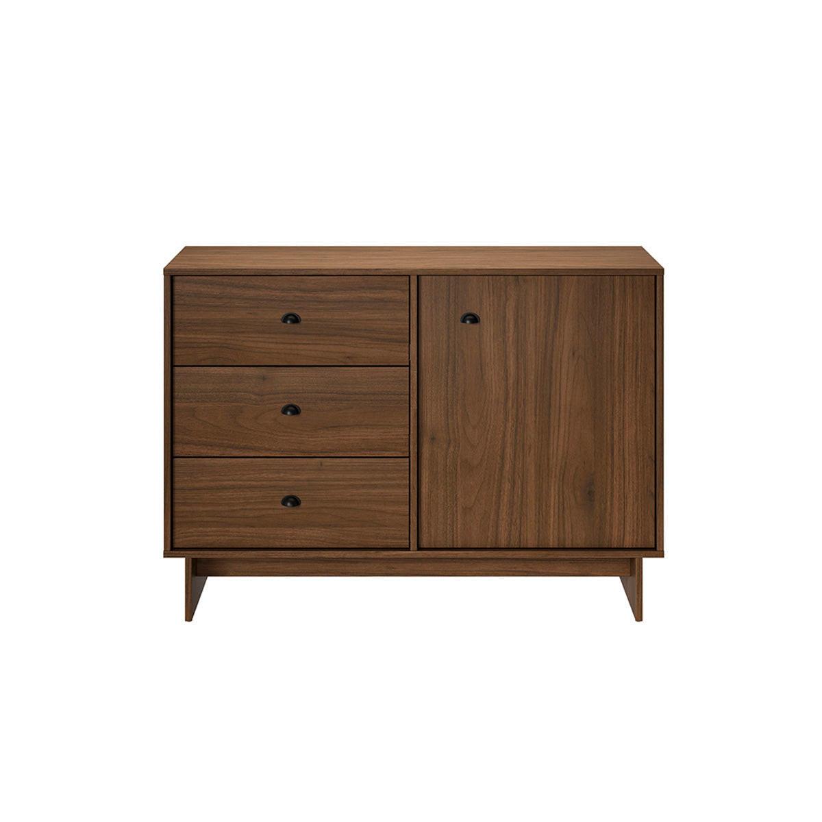 SIDEBOARD Dunkles Holz - Braun, Holzwerkstoff (118.2/83.8/40cm) - Petits-meubles