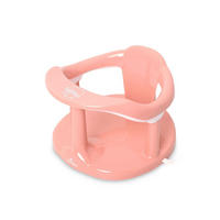 BABYBADEWANNE Sitz Happy Bubbles rosa rutschfeste Basis, hohe Rückenlehne - Rosa, Kunststoff (22/32cm) - Lorelli