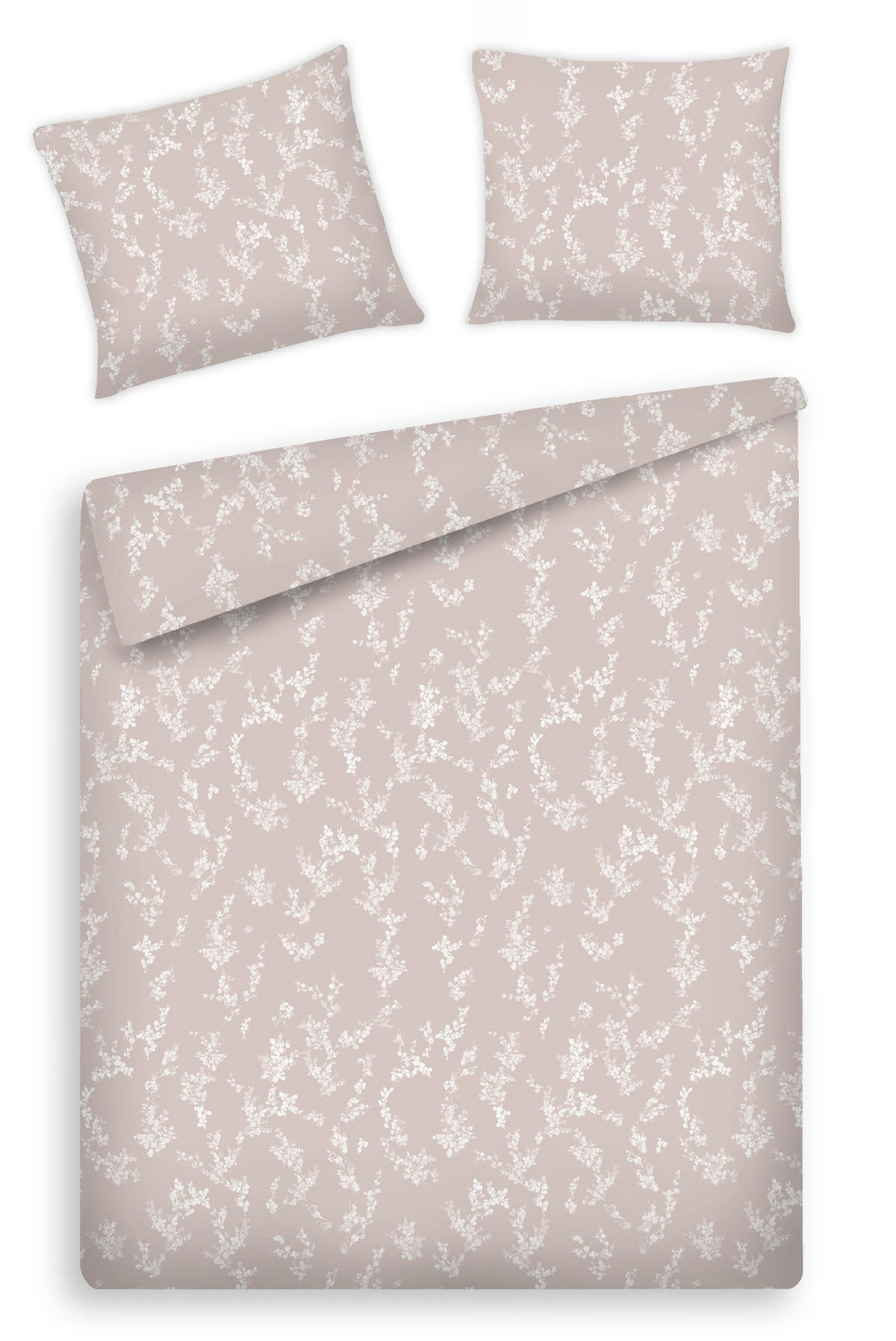 BETTWÄSCHE Vive - Beige, Textil (160/200cm) - home&you