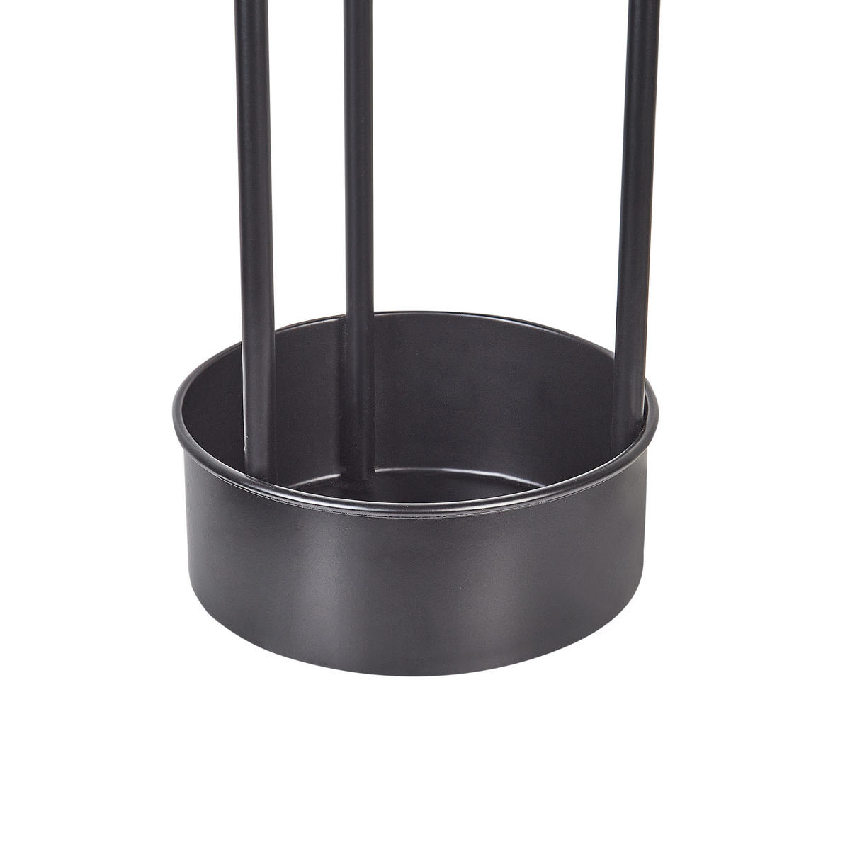 SUPORT PENTRU UMBRELĂ metal negru Monnaie - negru, metal (21/66/21cm) - Beliani