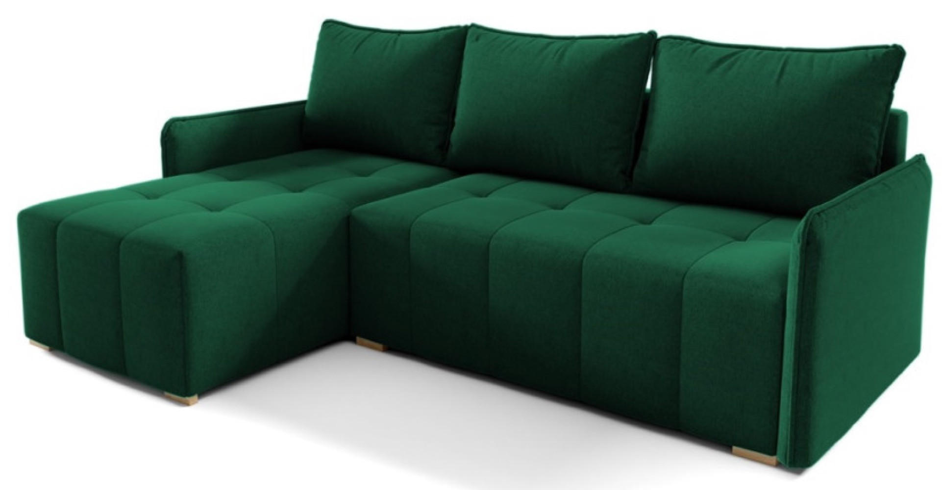 ECKSOFA Grün GREND Links - Grün, Textil (210/140cm) - Sepro Meble