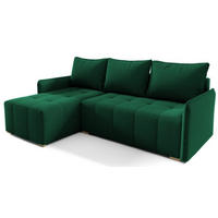 ECKSOFA Grün GREND Links - Grün, Textil (210/140cm) - Sepro Meble