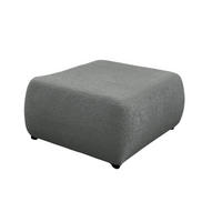 POLSTERHOCKER Anike In Now Or Never - Dunkelgrau, Holzwerkstoff/Textil (98/42/66cm) - Fun Möbel