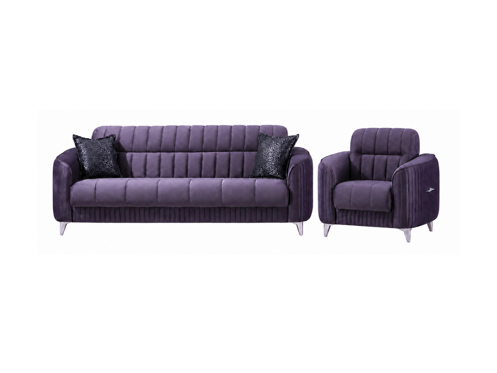 SITZGARNITUR Salta, Anthrazit Stellvariante 3+1 - Anthrazit, Holzwerkstoff/Kunststoff (220/87/90cm)