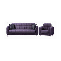 SITZGARNITUR Salta, Anthrazit Stellvariante 3+1 - Anthrazit, Holzwerkstoff/Kunststoff (220/87/90cm)